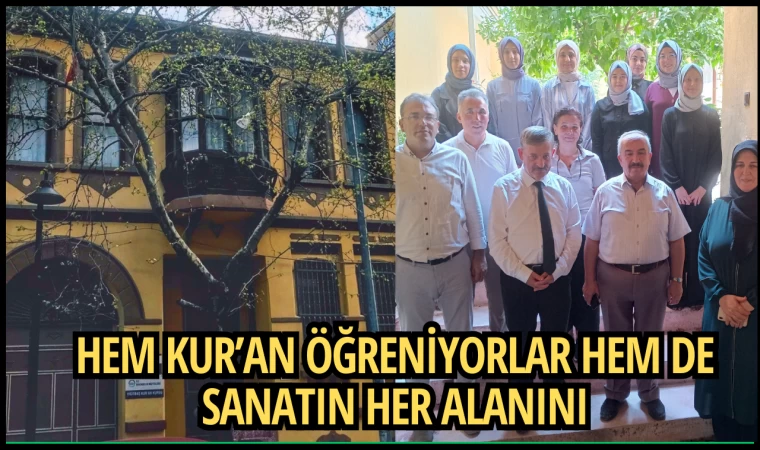 Hem Kur’an Öğreniyorlar Hem De Sanatın Her Alanını