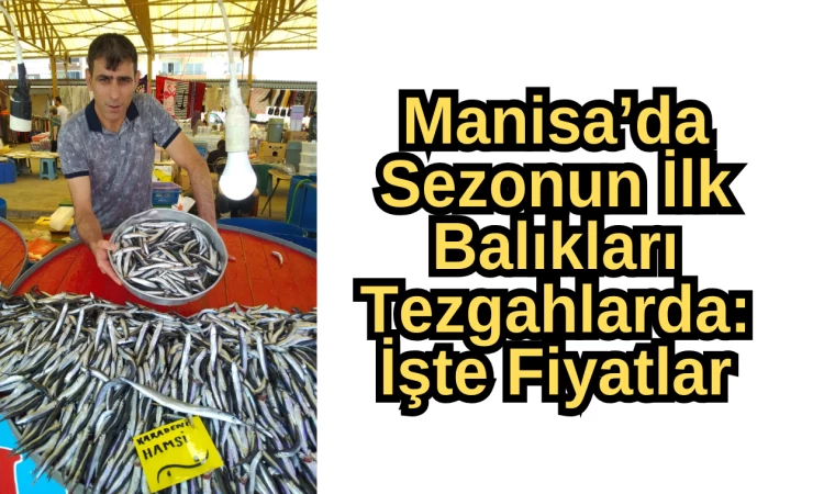 Manisa’da Sezonun İlk Balıkları Tezgahlarda: İşte Fiyatlar