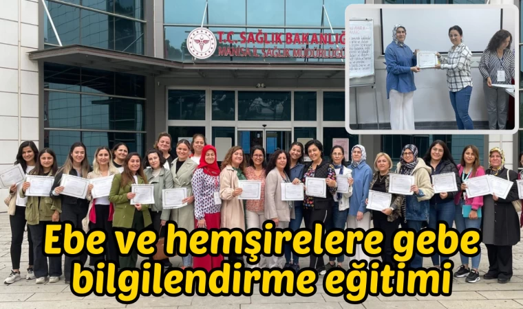 Ebe ve hemşirelere gebe bilgilendirme eğitimi