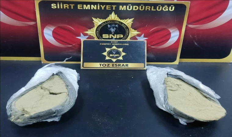 Ayakkabılarının taban kısmından uyuşturucu çıktı