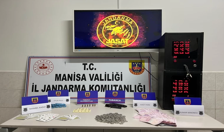 Jandarmadan kumarhane baskını