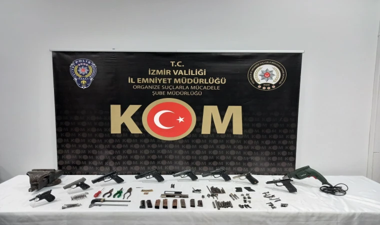 Evini silah imalathanesine çeviren şahıs kıs kıvrak yakalandı