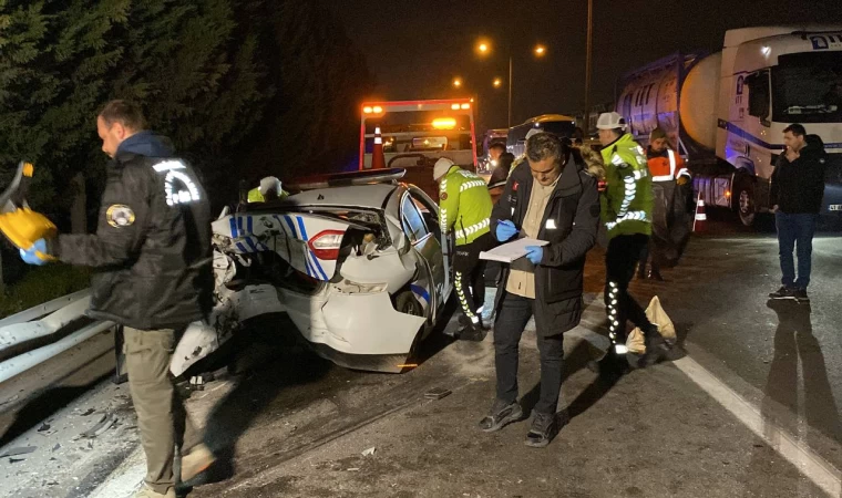 Polis göçmen kovalamacası kazayla bitti