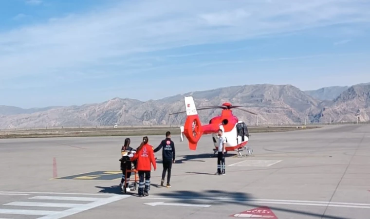 Ambulans helikopter 3 yaşındaki Selim için kalktı