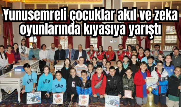 Yunusemreli çocuklar akıl ve zeka oyunlarında kıyasıya yarıştı