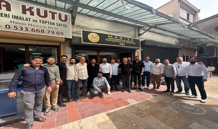 Manisa Kuyumcular Çarşısı’nda Erkan Özşen ve ekibi güven tazeledi
