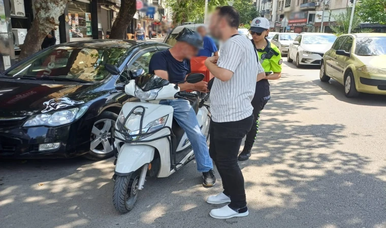 Manisa'da elektrikli bisikletler denetlendi