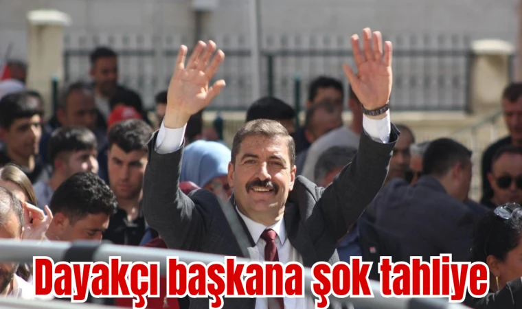 Dayakçı başkana şok tahliye