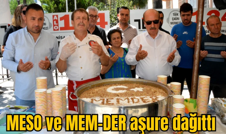 MESO ve MEM-DER aşure dağıttı 