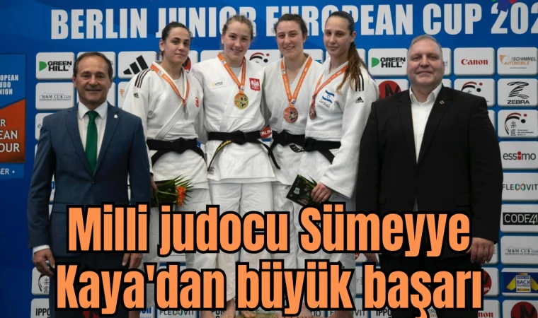 Milli judocu Sümeyye Kaya'dan büyük başarı