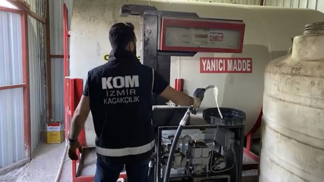 44 ton kaçak akaryakıt ele geçirildi