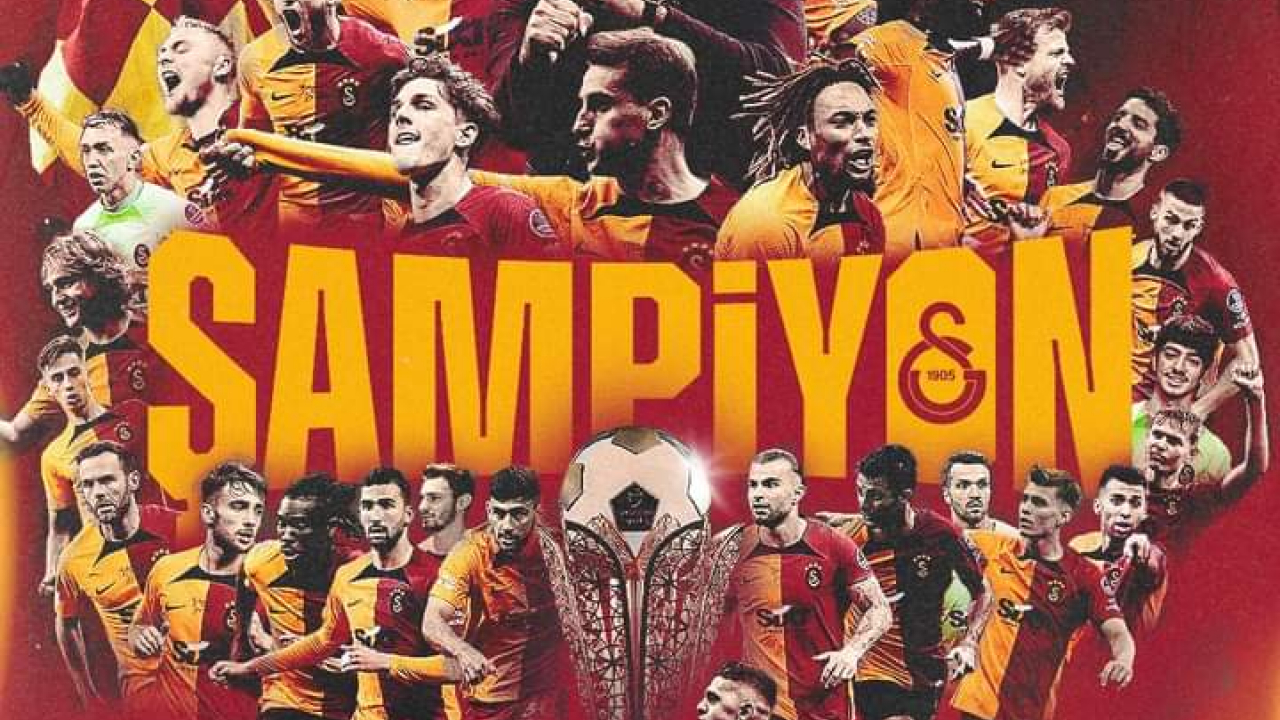 Galatasaray 23. kez şampiyon