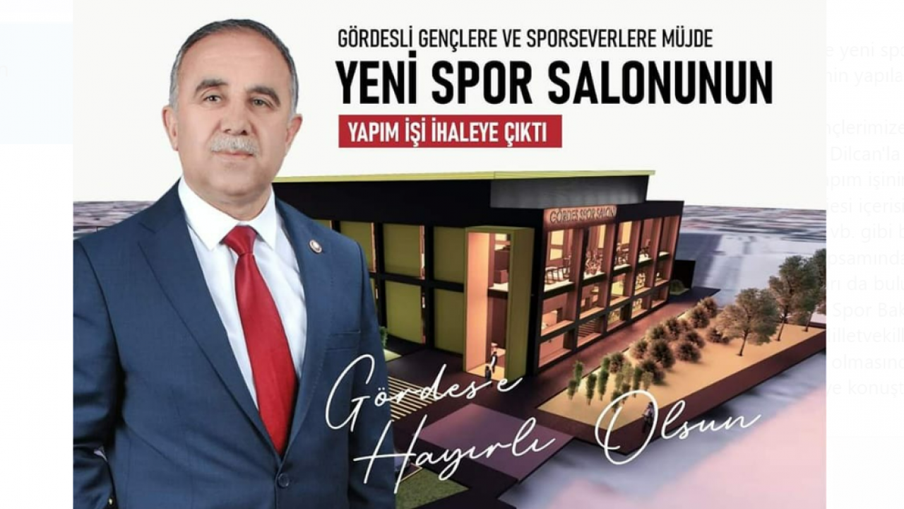 GÖRDES’E YENİ SPOR SALONU KAZANDIRILACAK