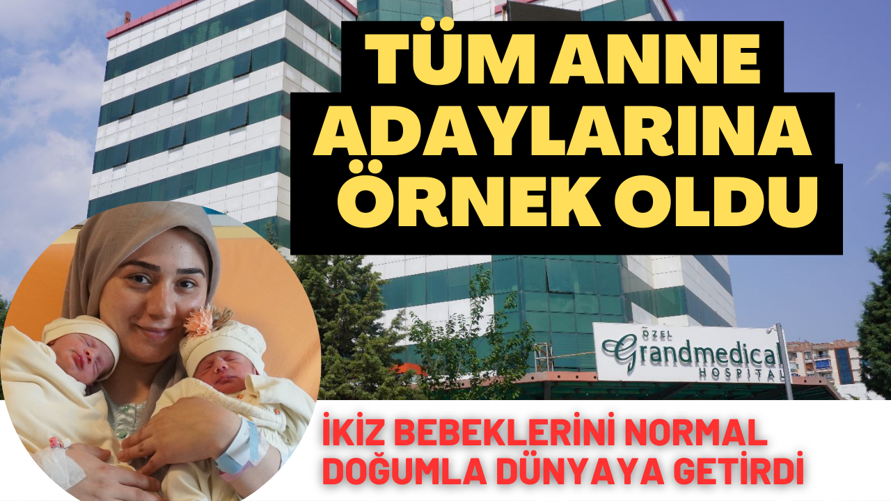 İkiz bebeklerini normal doğumla dünyaya getirdi Tüm anne adaylarına örnek oldu