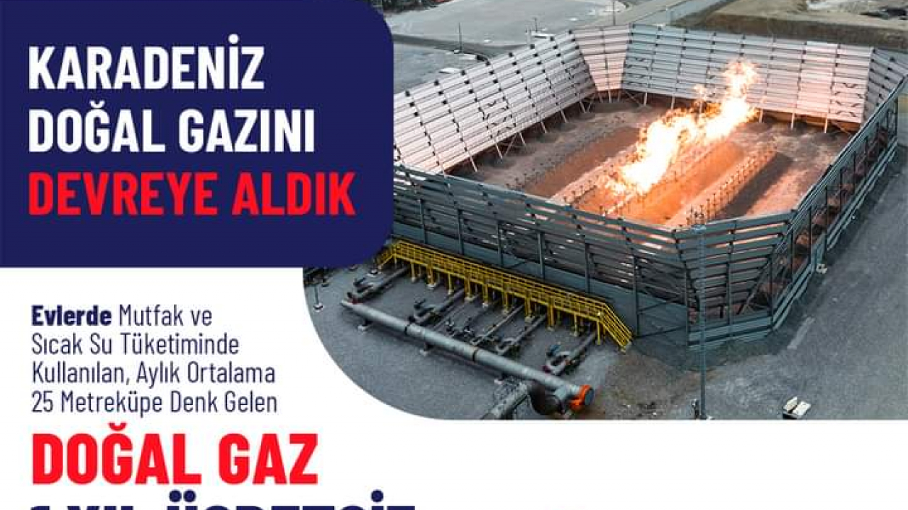 Konutlarda 1 ay doğalgaz ücretsiz 