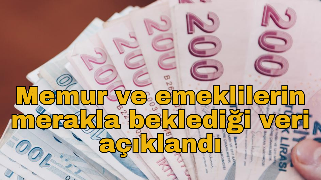 Memur ve emeklilerin merakla beklediği veri açıklandı