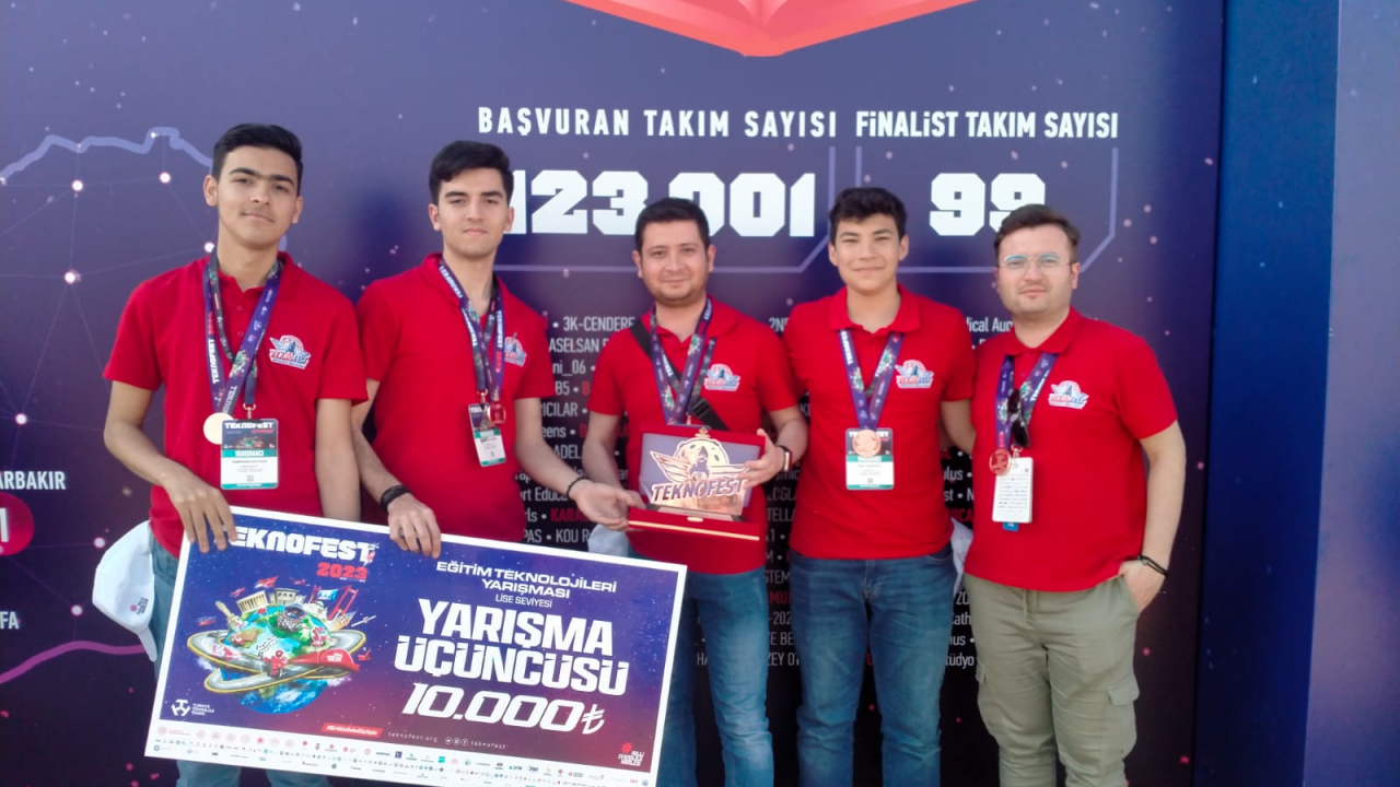 MOSTEM LİSESİ TEKNOFEST’TE 3. KEZ ÜST ÜSTE ŞAMPİYON OLDU!