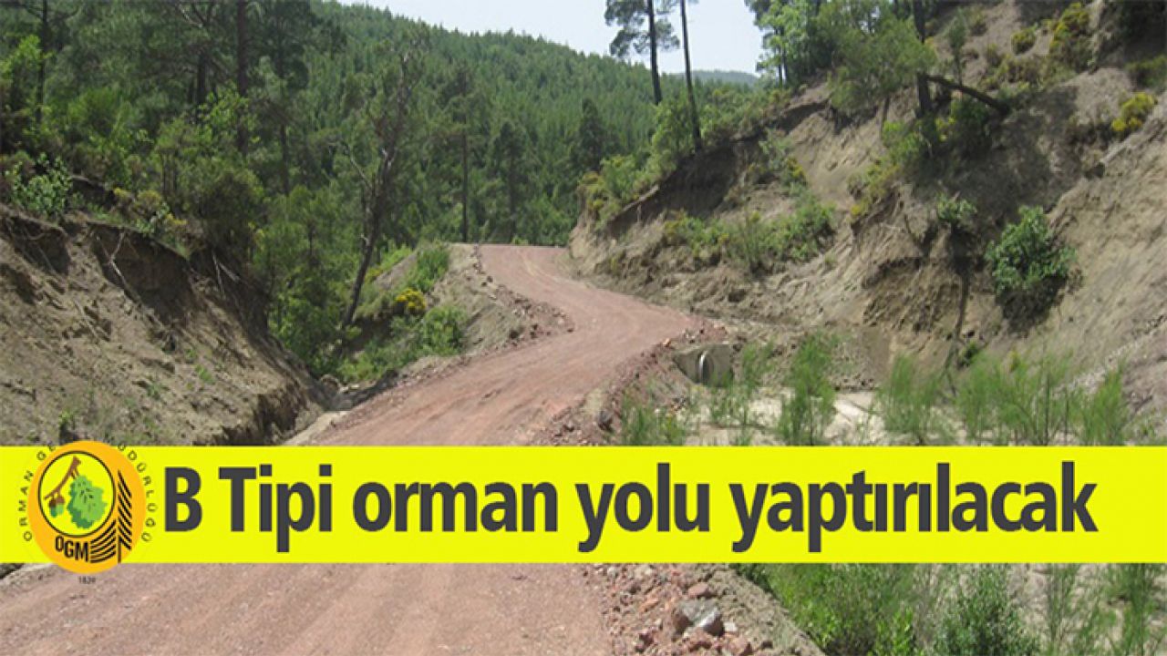 SOMA ORMAN İŞLETME MÜDÜRLÜĞÜ, YARDOP PROJESİ KAPSAMINDA 57+00 KM B TİPİ ORMAN YOLLARINDA ETÜT-APLİKASYON ÇALIŞMASI HİZMET ALIM İŞİ