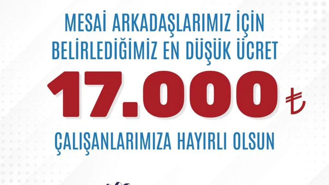 Yunusemre Belediyesinde en düşük maaş 17 bin TL oldu