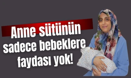 Anne sütünün sadece bebeklere faydası yok!