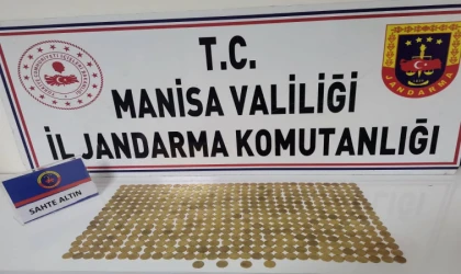 Manisa'da 484 adet sahte sikke ele geçirildi