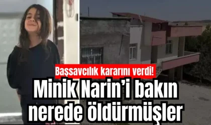 Minik Narin’i bakın nerede öldürmüşler