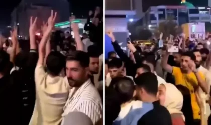 Skandal görüntüler! Videoyu izleyenler "Polis göreve" çağrısını yapıyor