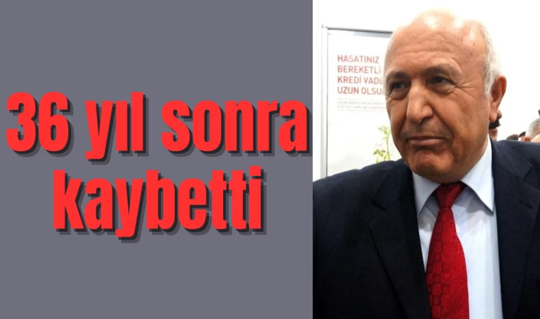 36 yıl sonra kaybetti