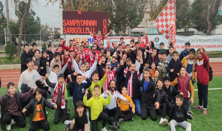 Sarıgöl Belediyespor'da şampiyonluk sevinci