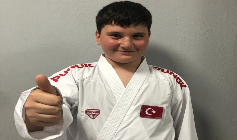 Çocuklar Balkan Karate Şampiyonasında Manisalı sporcudan büyük başarı