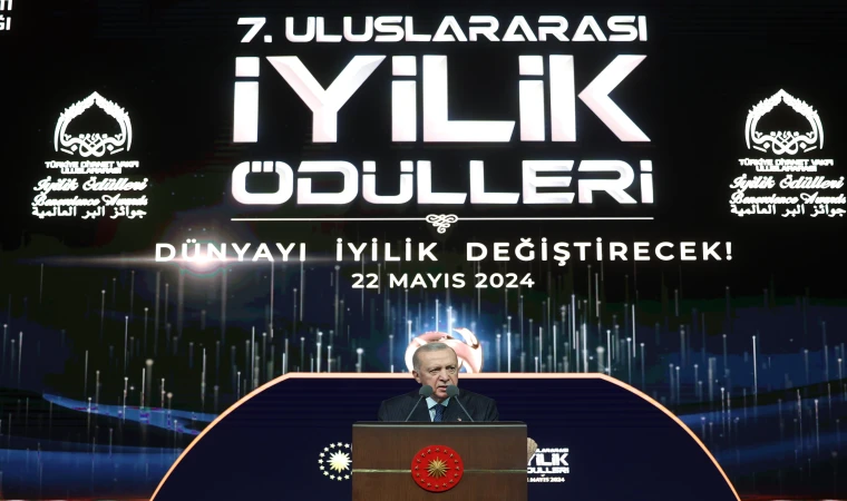 Cumhurbaşkanı Erdoğan'ın ödül törenindeki konuşması geceye damga vurdu