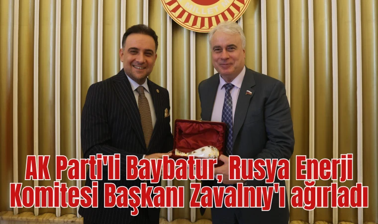 AK Parti'li Baybatur, Rusya Enerji Komitesi Başkanı Zavalnıy'ı ağırladı