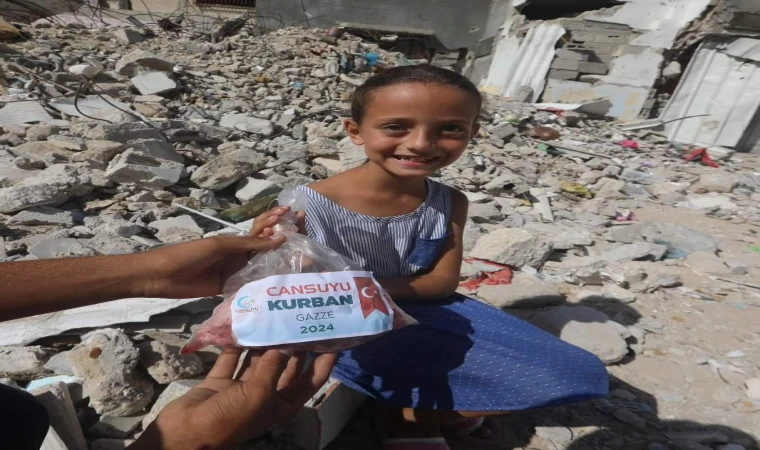 Cansuyu Derneği’nden Gazze’ye kurban desteği 