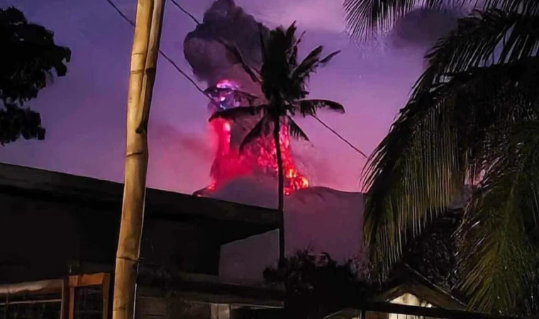 Filipinler’deki Kanlaon Yanardağı’nda patladı