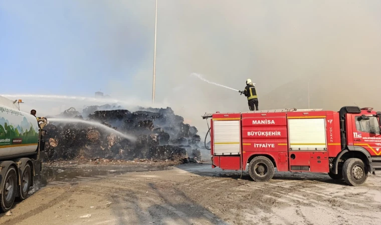 Aydın'da ki yangına Manisa İtfaiyesinden destek