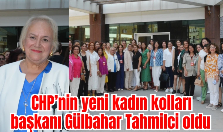 CHP’nin yeni kadın kolları başkanı Gülbahar Tahmilci oldu