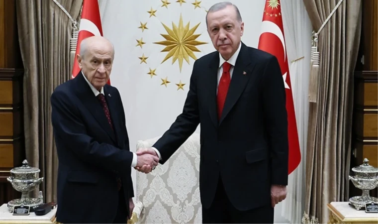 Cumhurbaşkanı Erdoğan, Devlet Bahçeli ile bir araya geldi