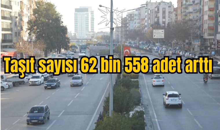 Manisa’da 1 yılda motorlu kara taşıtı sayısında büyük artış 