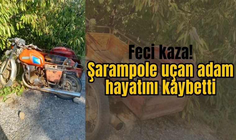 Feci kaza! Şarampole uçan adam hayatını kaybetti