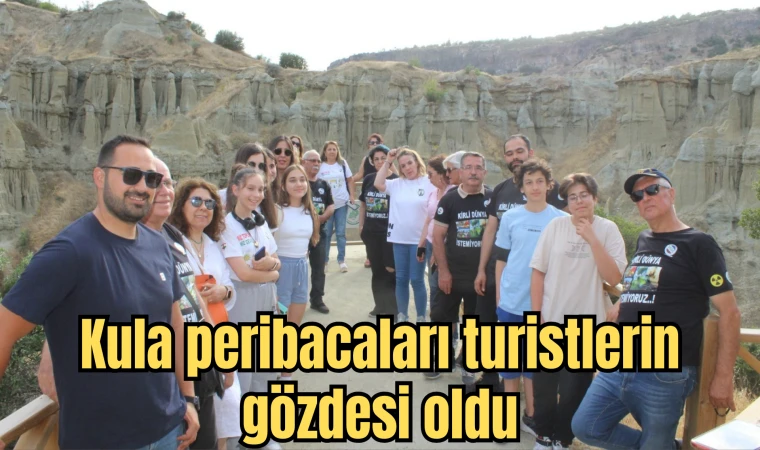 Kula peribacaları turistlerin gözdesi oldu