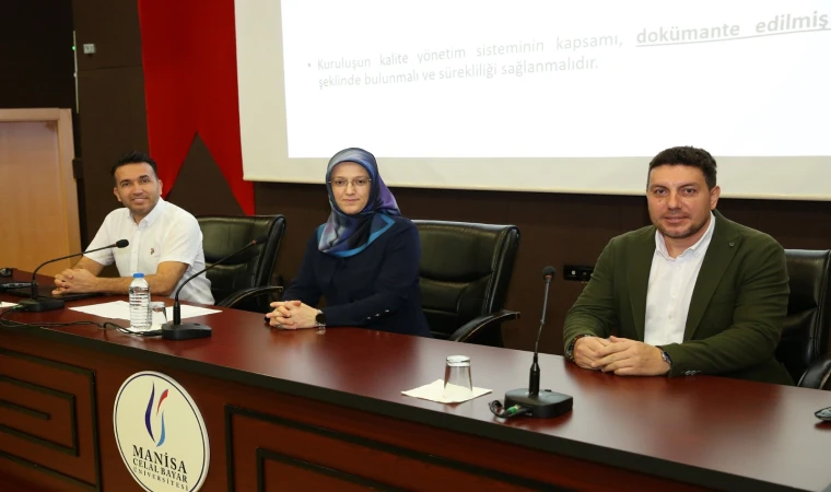 Manisa Celal Bayar Üniversitesi'nde kalite eğitimi 