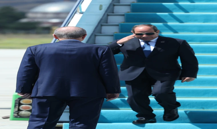 Mısır Cumhurbaşkanı Abdulfettah es-Sisi Türkiye'ye geldi