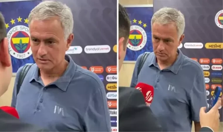 Mourinho soru sormak isteyen muhabiri yerin dibine soktu