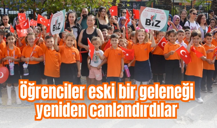 Öğrenciler eski bir geleneği yeniden canlandırdılar