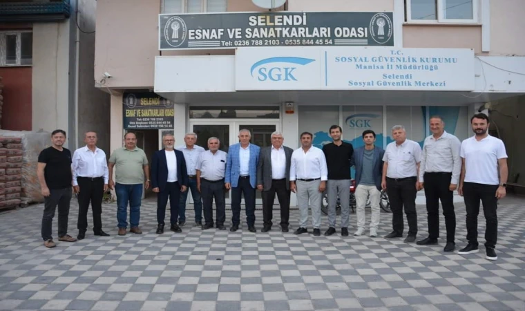 Salihli TSO, Selendi’de esnafın nabzını tuttu