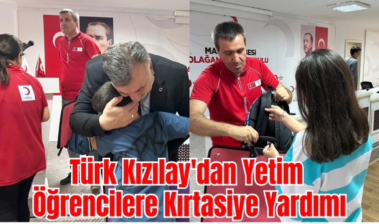 Türk Kızılay'dan Yetim Öğrencilere Kırtasiye Yardımı