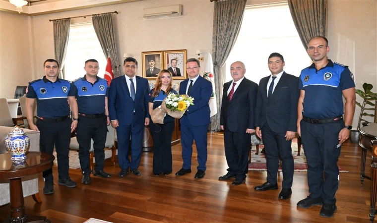 Vali Ünlü zabıta teşkilatını ağırladı 