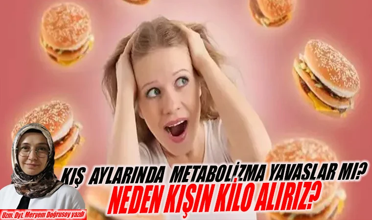 KIŞ AYLARINDA METABOLİZMA YAVAŞLAR MI? NEDEN KIŞIN KİLO ALIRIZ?