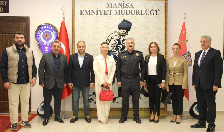 Manisa FK Emniyet Müdürü Aktaş’ı ziyaret etti 