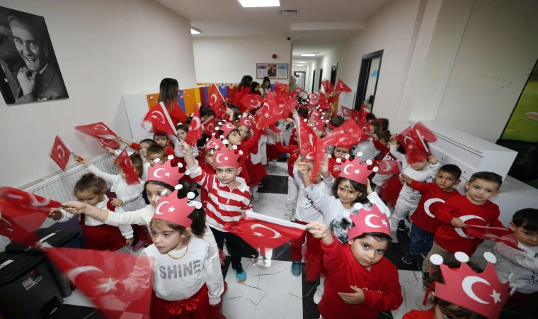 Şehzadeli miniklerin cumhuriyet heyecanı